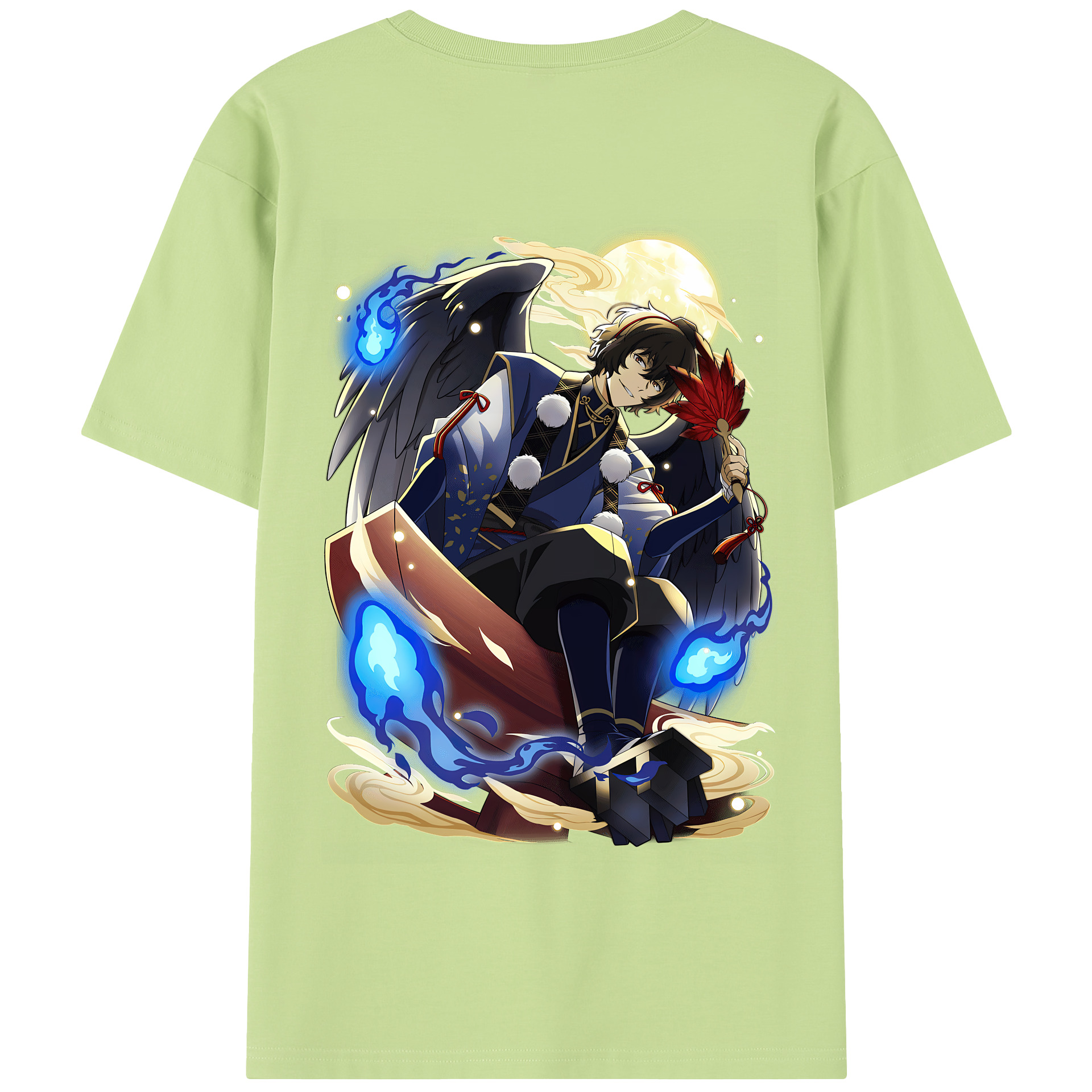 （画像用） 文豪ストレイドッグス Bungo Stray Dogs 綿100％半袖Tシャツ（背面プリント）